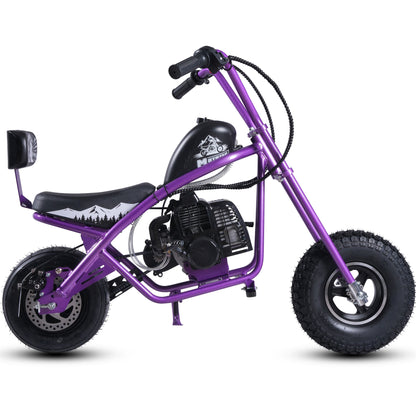 MotoTec 49cc Gas Mini Chopper V2 Purple - view 2
