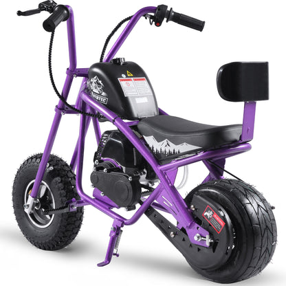 MotoTec 49cc Gas Mini Chopper V2 Purple - view 3