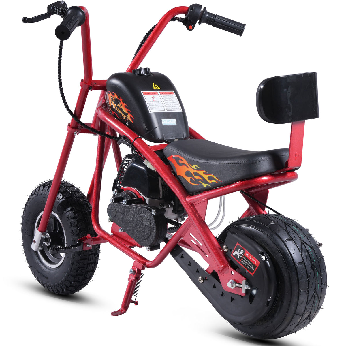 MotoTec 49cc Gas Mini Chopper V2 Red - view 4