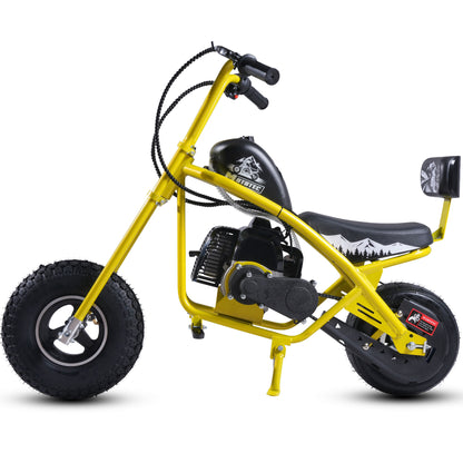 MotoTec 49cc Gas Mini Chopper V2 Yellow - view 5