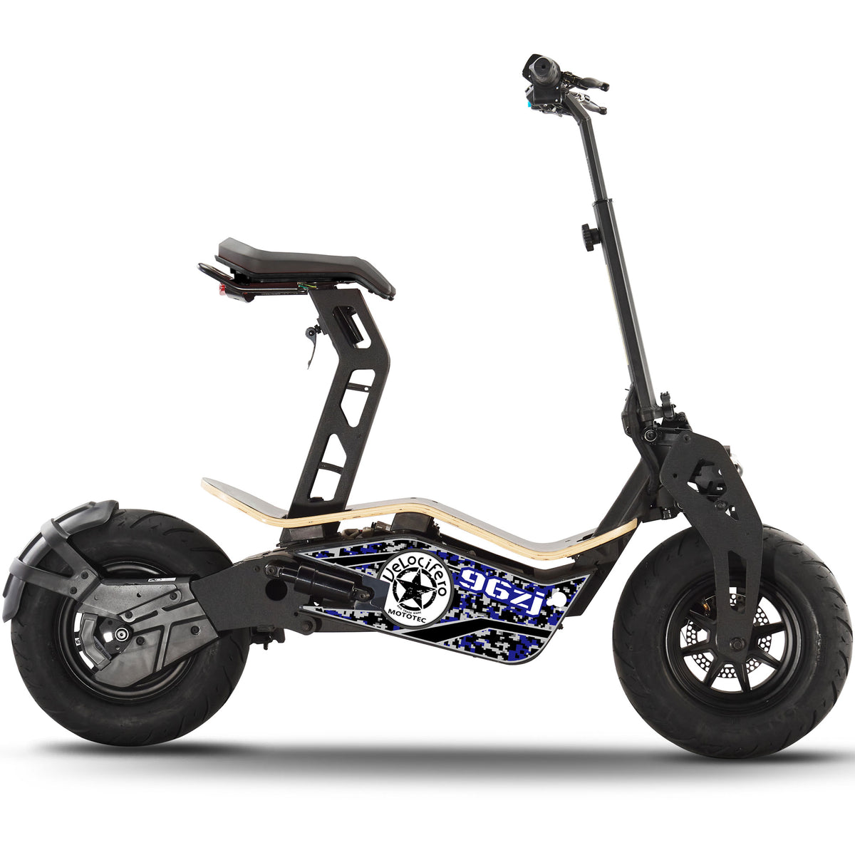 MotoTec Mad 1600W 48V Electric Scooter - view 5