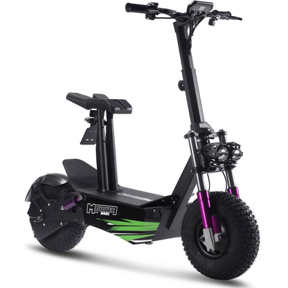 MotoTec Mars 48V 2500W Electric Scooter Black