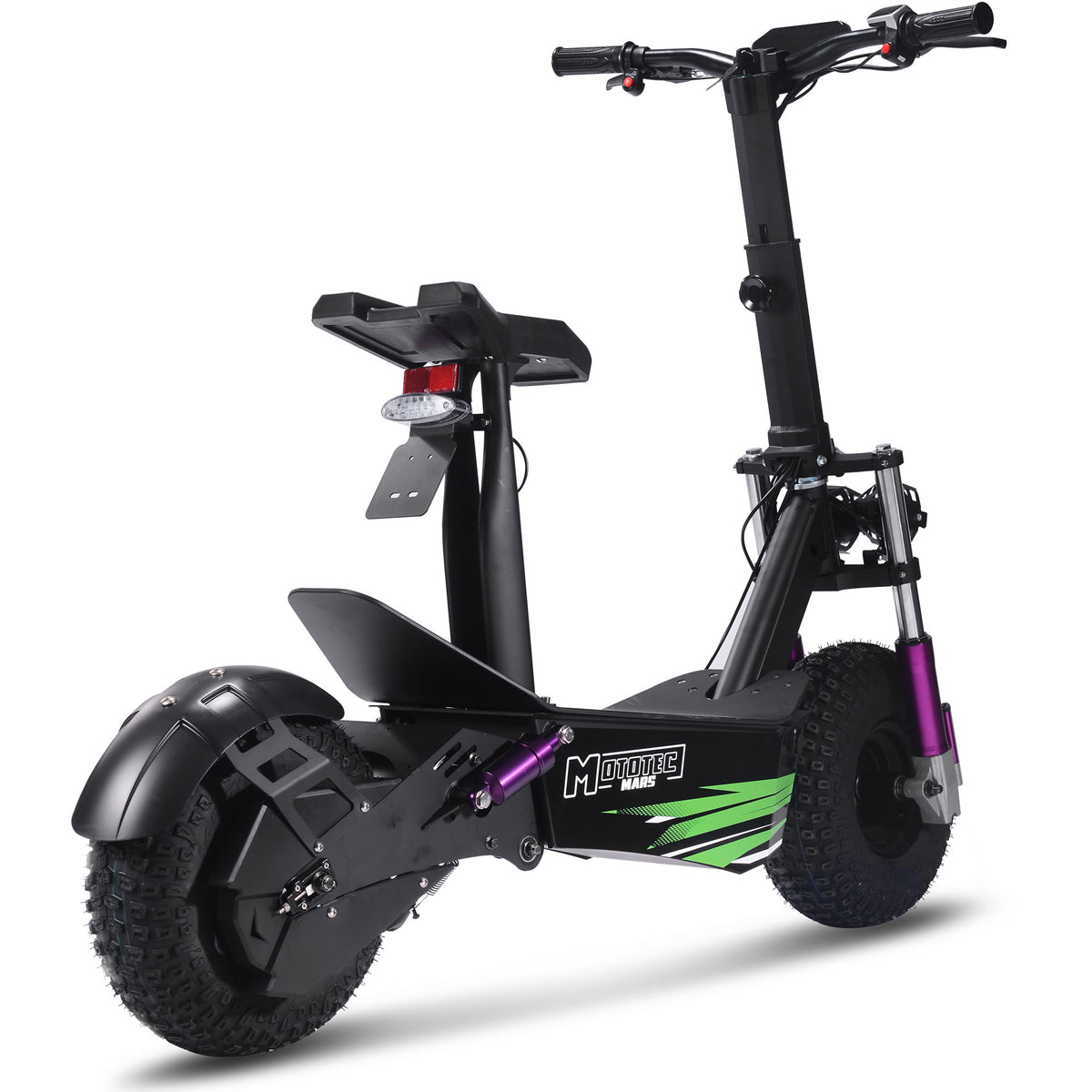 MotoTec Mars 48V 2500W Electric Scooter Black - view 3