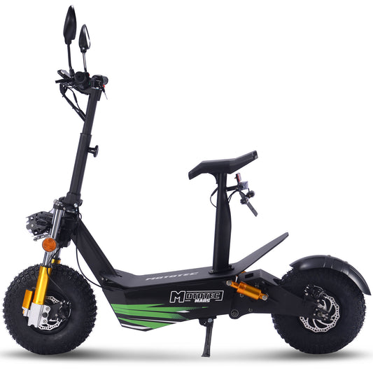 MotoTec Mars 60V 3500W Electric Scooter Black - view 2