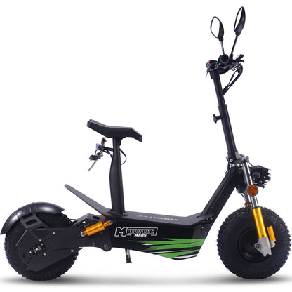MotoTec Mars 60V 3500W Electric Scooter Black - view 3