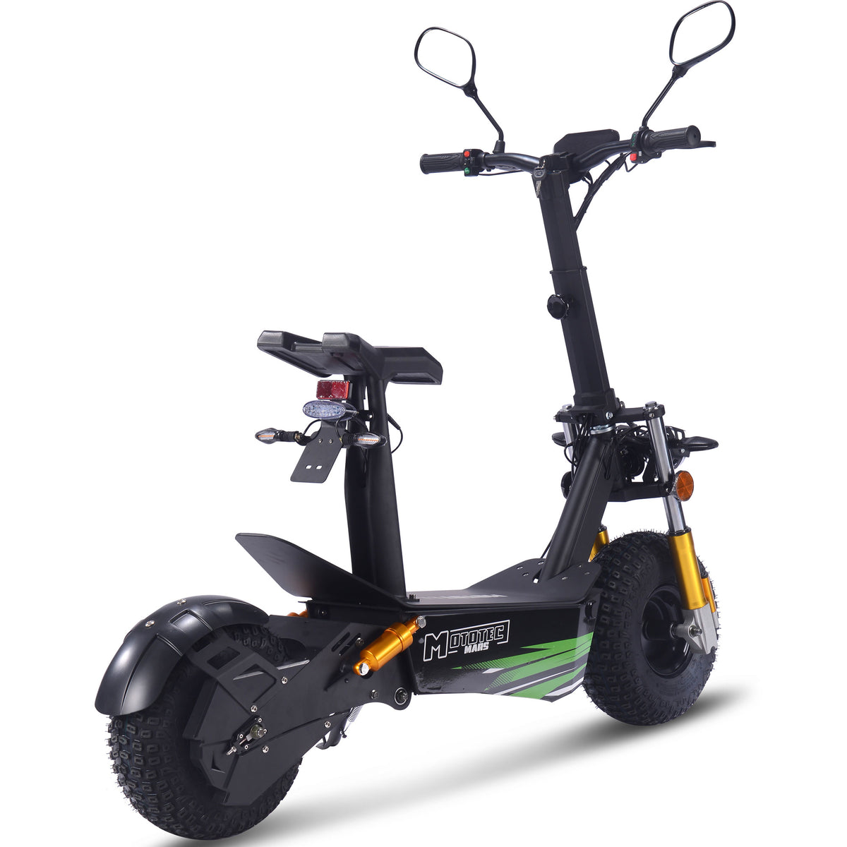 MotoTec Mars 60V 3500W Electric Scooter Black - view 4