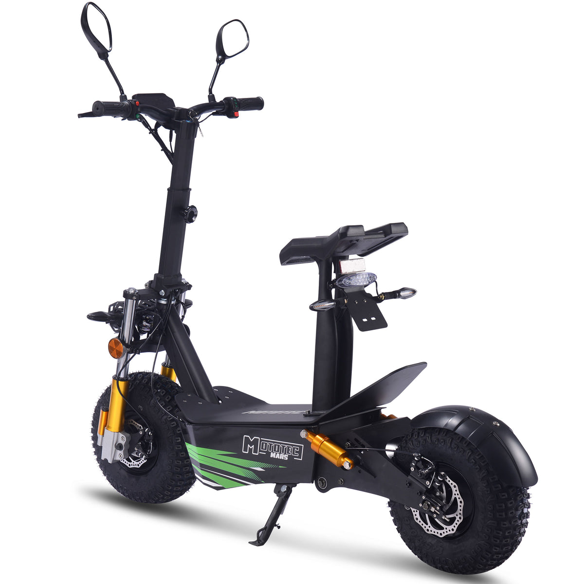 MotoTec Mars 60V 3500W Electric Scooter Black - view 5