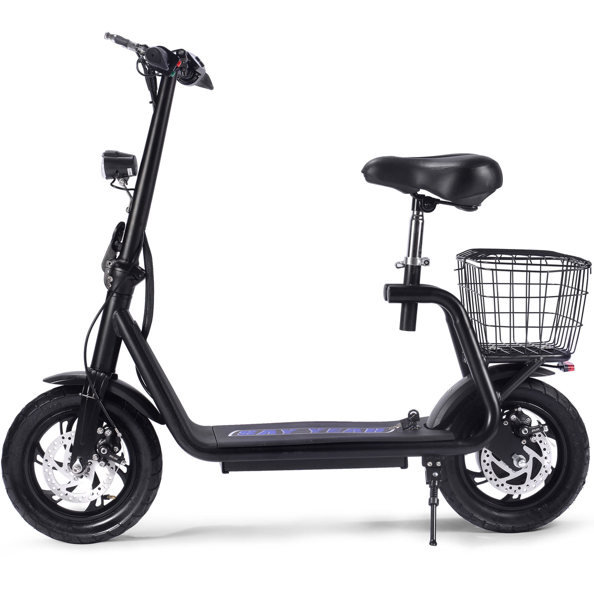MotoTec Metro 36V 500W Lithium Electric Scooter Black - view 3