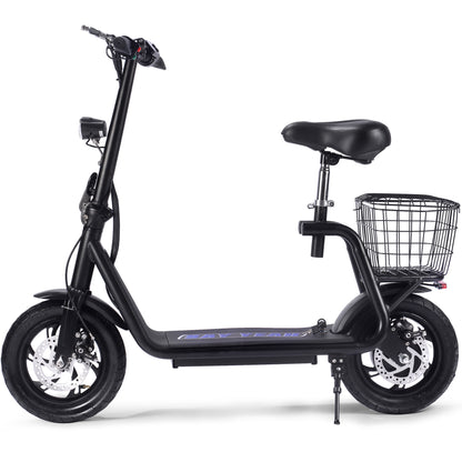 MotoTec Metro 36V 500W Lithium Electric Scooter Black - view 3