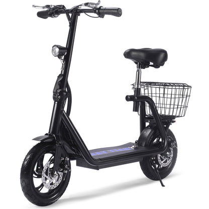 MotoTec Metro 36V 500W Lithium Electric Scooter Black - view 4