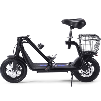 MotoTec Metro 36V 500W Lithium Electric Scooter Black - view 5