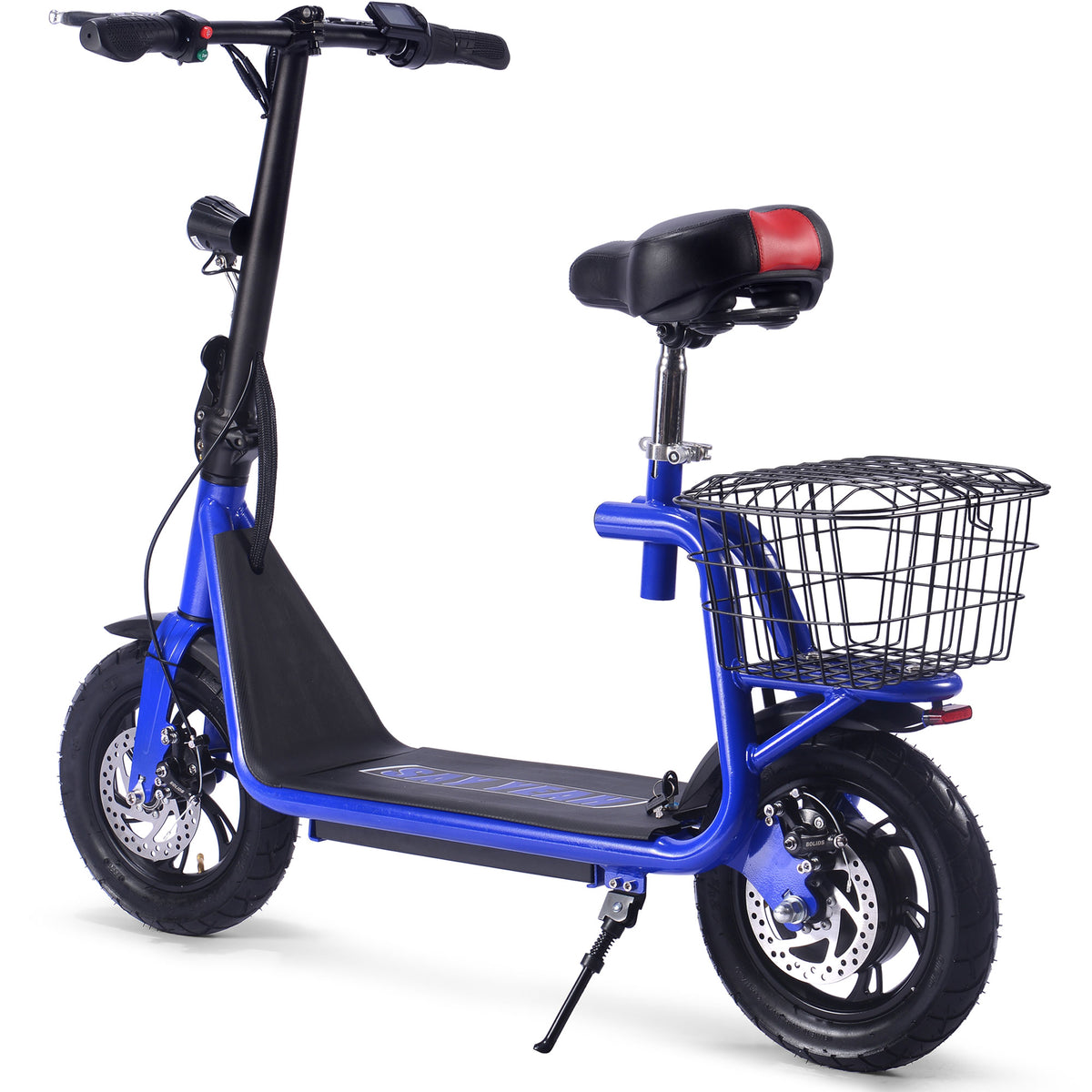 MotoTec Metro 36V 500W Lithium Electric Scooter Blue - view 7