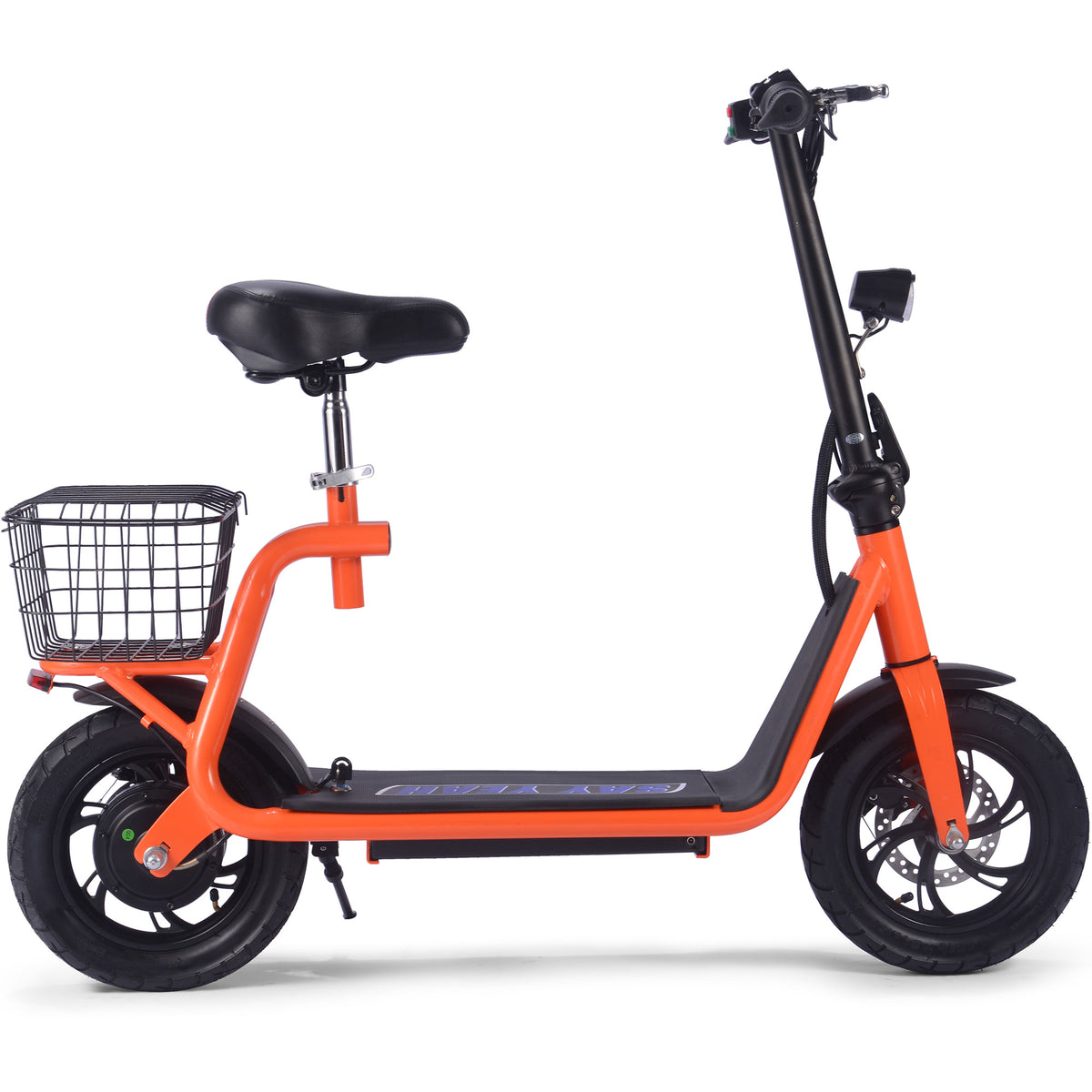 MotoTec Metro 36V 500W Lithium Electric Scooter Orange - view 2