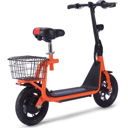 MotoTec Metro 36V 500W Lithium Electric Scooter Orange - view 3
