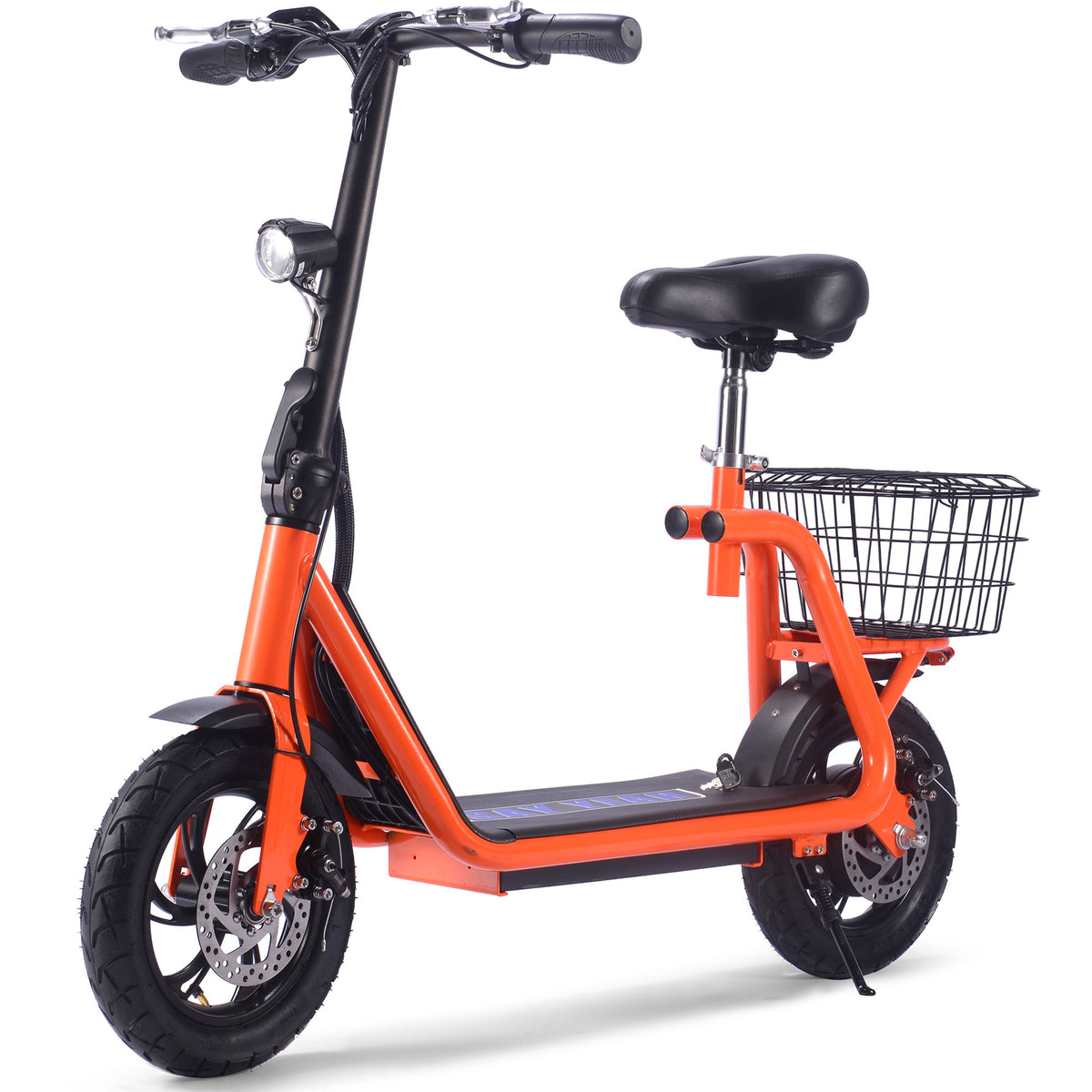 MotoTec Metro 36V 500W Lithium Electric Scooter Orange - view 4