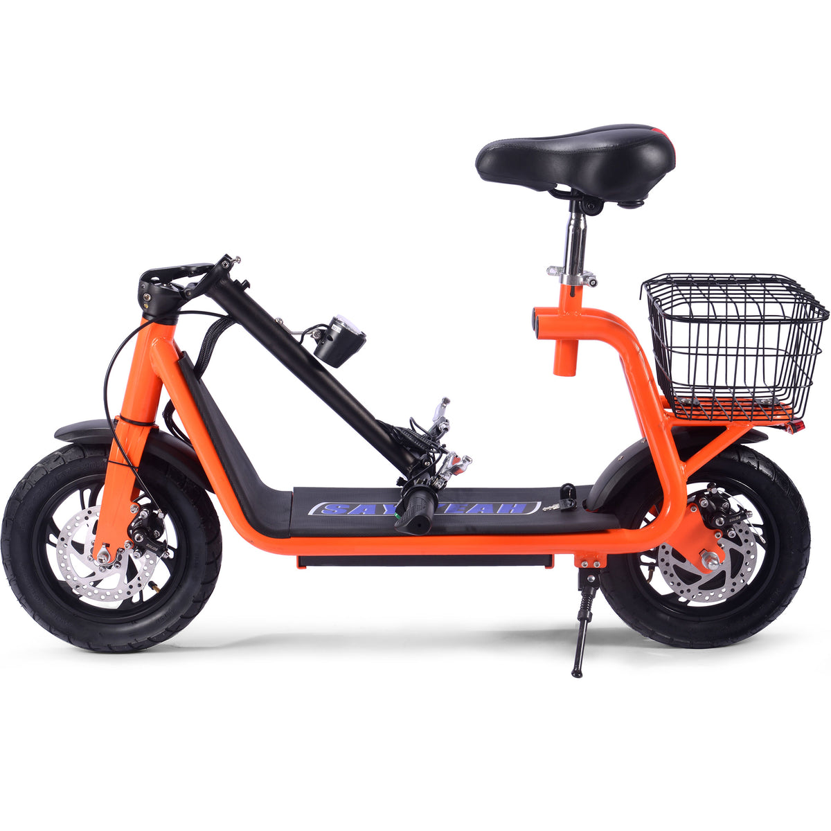 MotoTec Metro 36V 500W Lithium Electric Scooter Orange - view 5