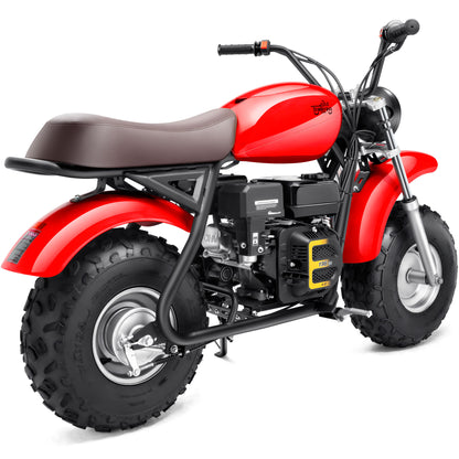 MotoTec 200cc 6.5HP Trailcross Gas Mini Bike Red - view 10