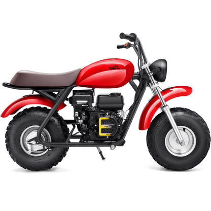 MotoTec 200cc 6.5HP Trailcross Gas Mini Bike Red - view 8