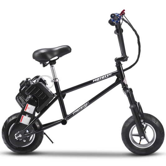 MotoTec 49cc Gas Mini Bike V2 Black - view 2