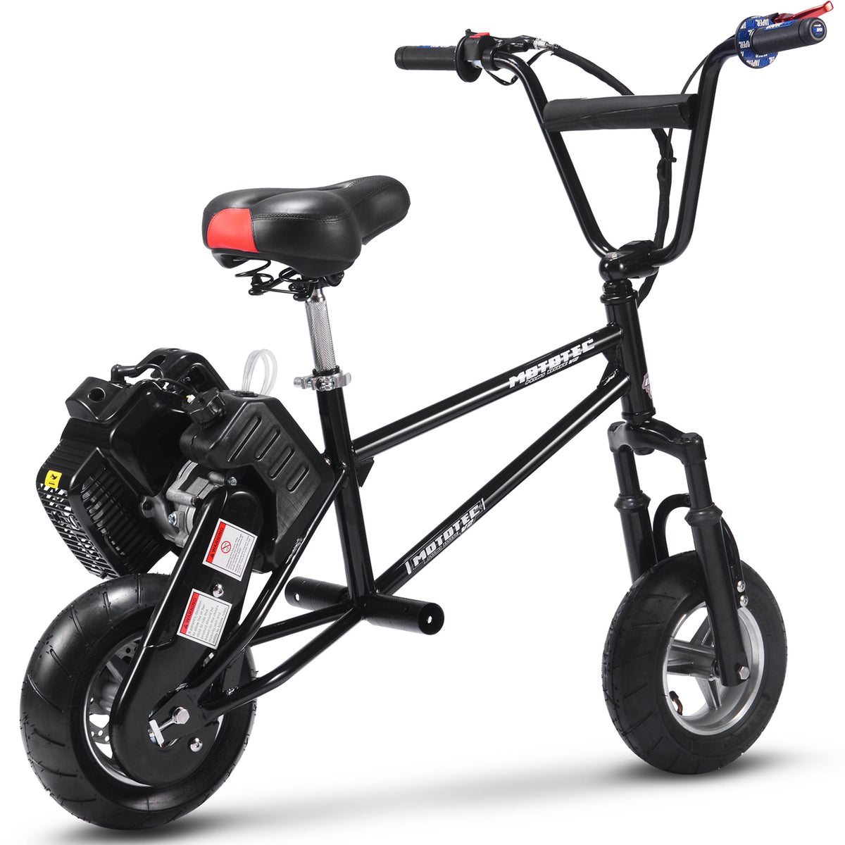 MotoTec 49cc Gas Mini Bike V2 Black - view 3