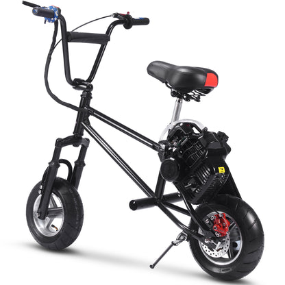 MotoTec 49cc Gas Mini Bike V2 Black - view 4