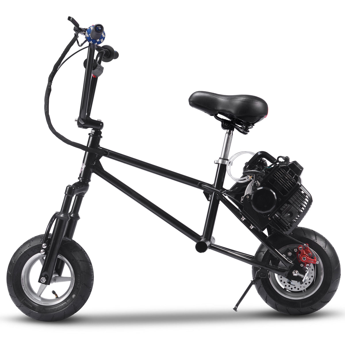 MotoTec 49cc Gas Mini Bike V2 Black - view 5