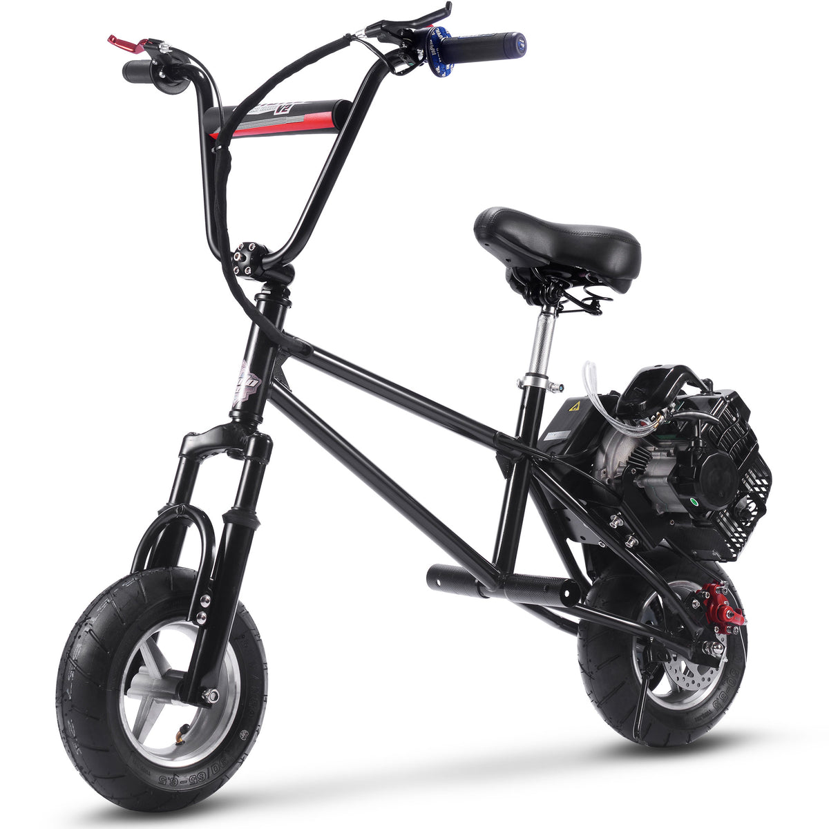 MotoTec 49cc Gas Mini Bike V2 Black - view 6