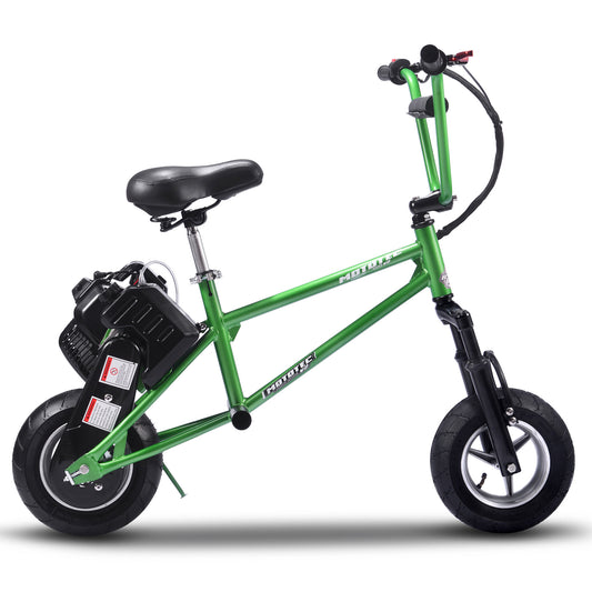 MotoTec 49cc Gas Mini Bike V2 Green - view 2