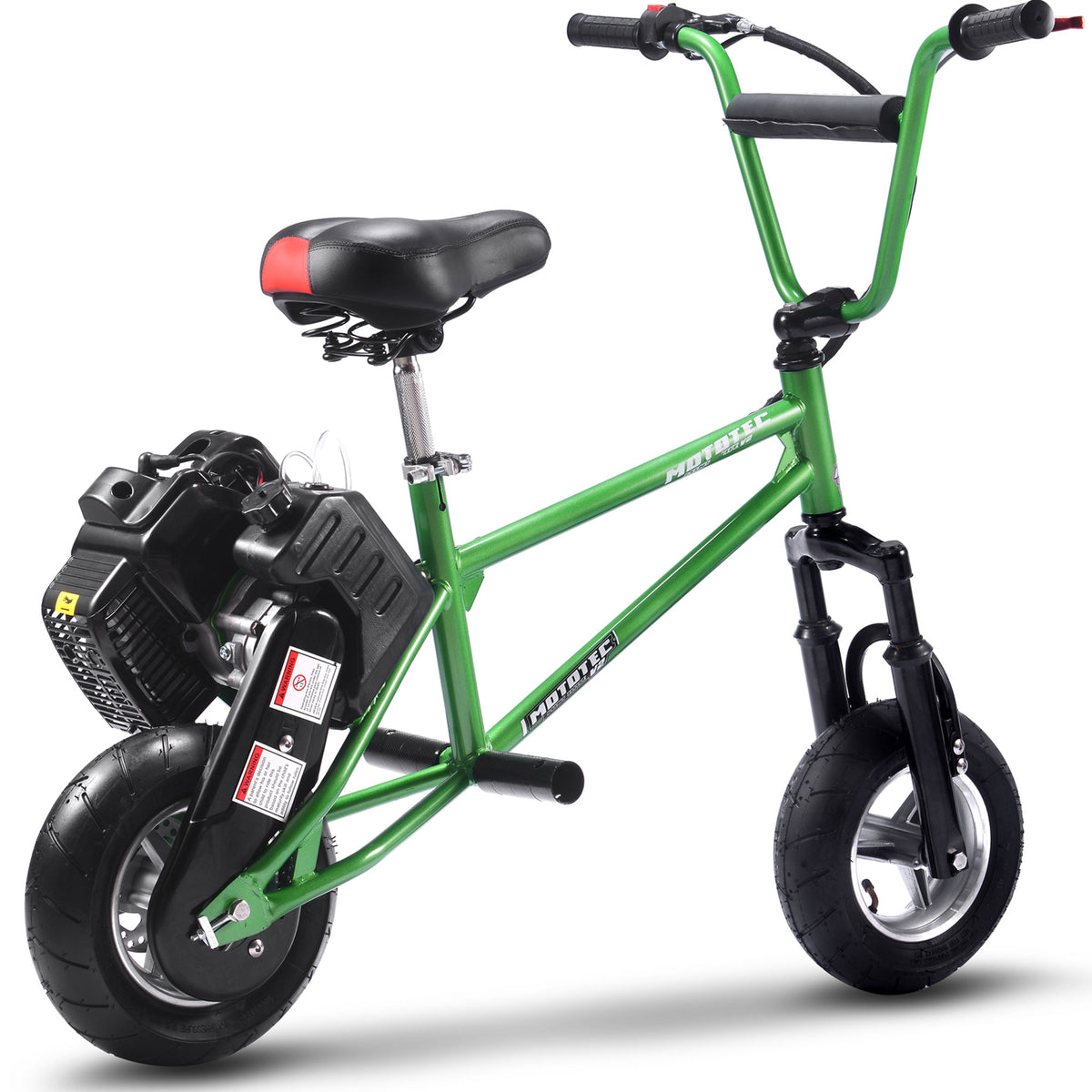 MotoTec 49cc Gas Mini Bike V2 Green - view 3