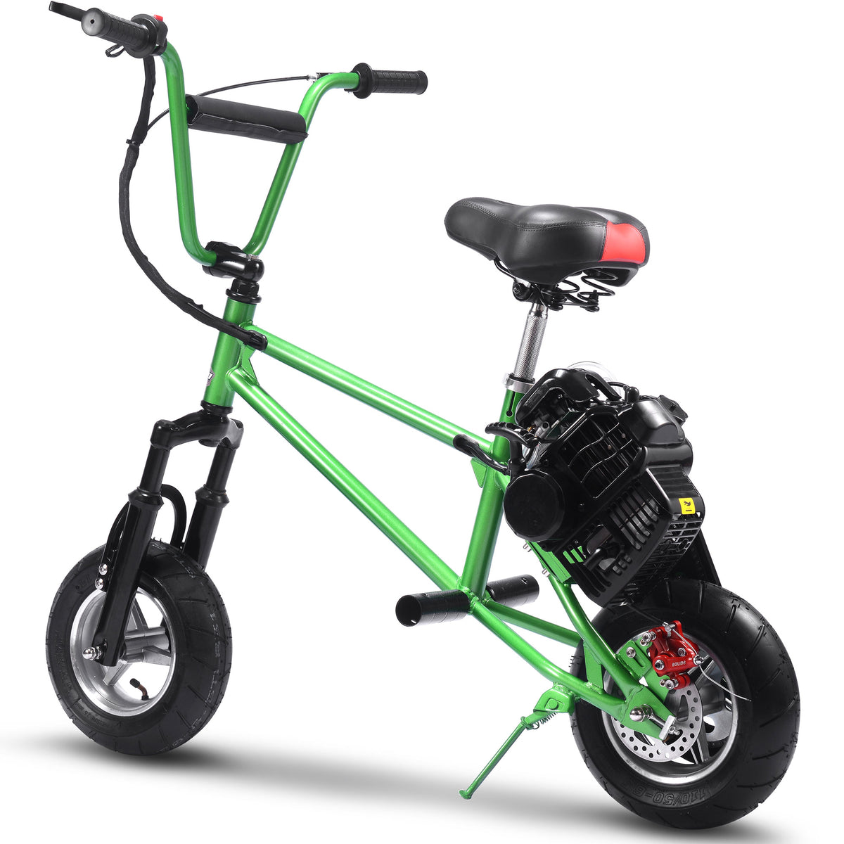 MotoTec 49cc Gas Mini Bike V2 Green - view 4