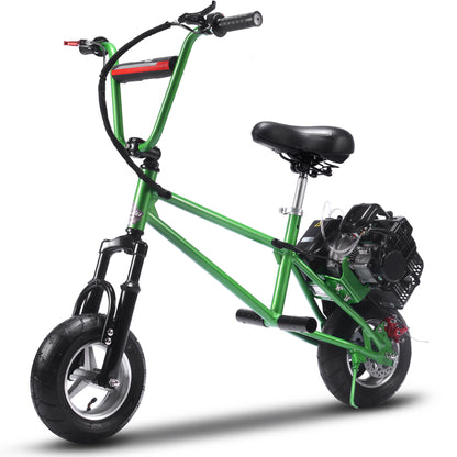 MotoTec 49cc Gas Mini Bike V2 Green - view 6