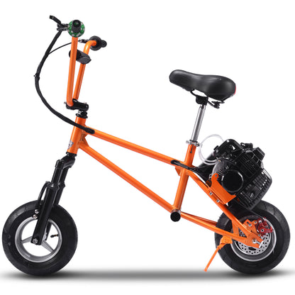 MotoTec 49cc Gas Mini Bike V2 Orange - view 5
