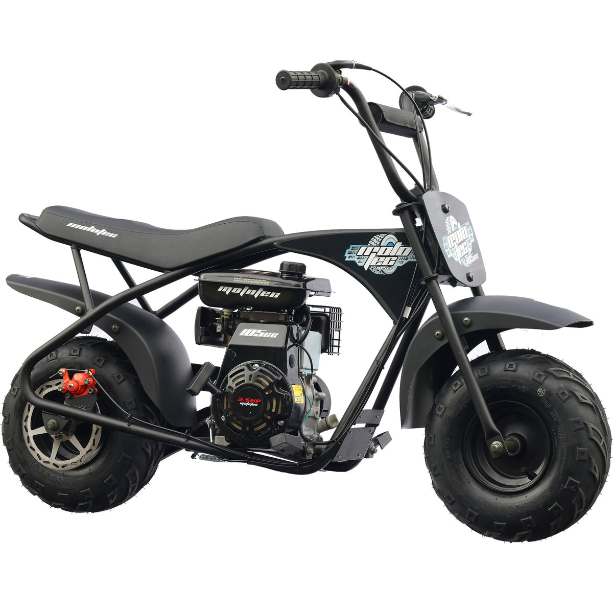 MotoTec 105cc 3.5HP Gas Mini Bike - view 7