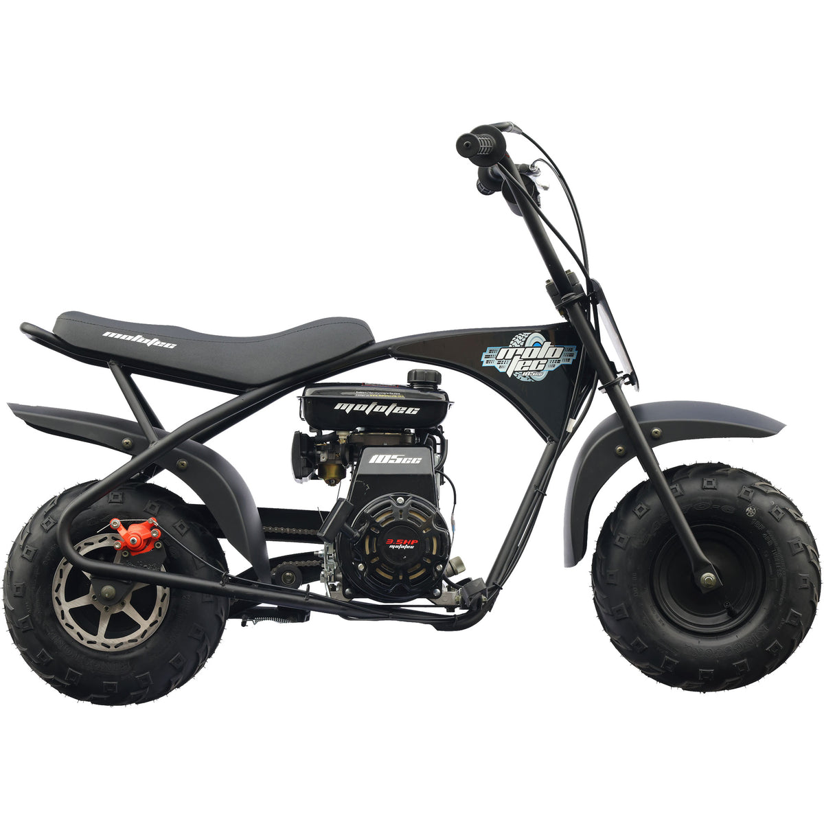 MotoTec 105cc 3.5HP Gas Mini Bike - view 8