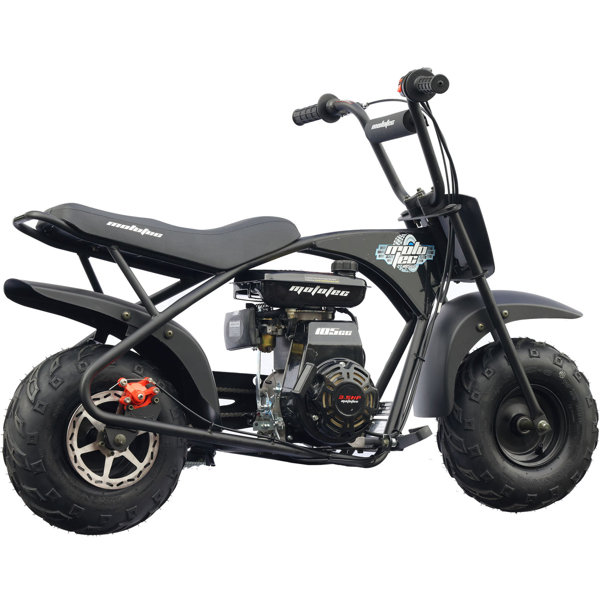 MotoTec 105cc 3.5HP Gas Mini Bike - view 9