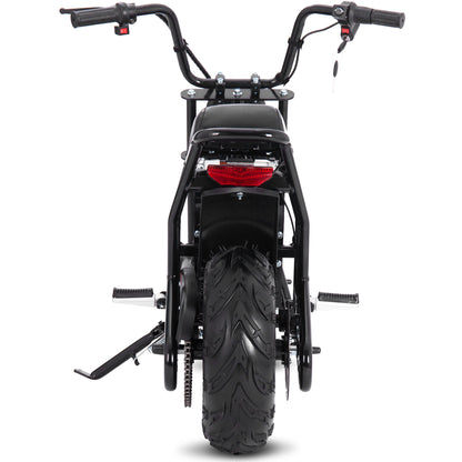 MotoTec 48V 1000W Electric Mini Bike Black - view 3