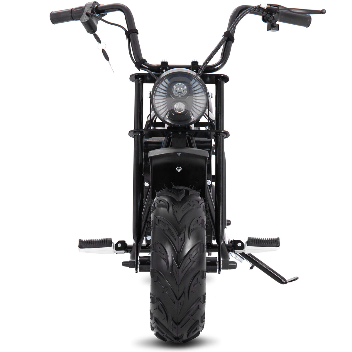 MotoTec 48V 1000W Electric Mini Bike Black - view 7