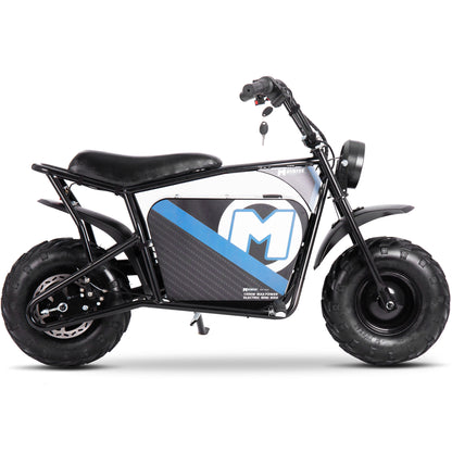 MotoTec 48V 1000W Electric Mini Bike Black - view 8