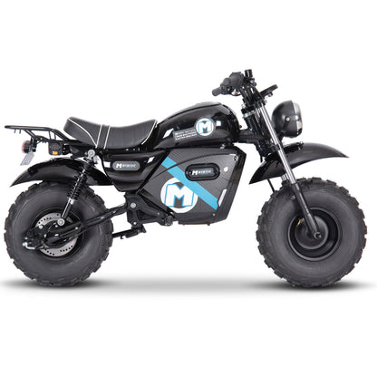 MotoTec 60V 1500W Electric Mini Bike Lithium Black - view 3