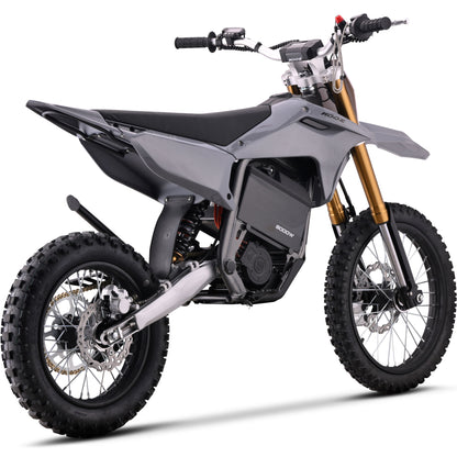 MotoTec 72V 8000W Pro Electric Dirt Bike 17/14 Lithium Grey - view 6