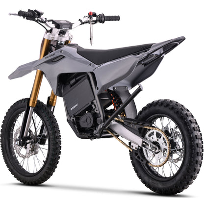 MotoTec 72V 8000W Pro Electric Dirt Bike 17/14 Lithium Grey - view 8