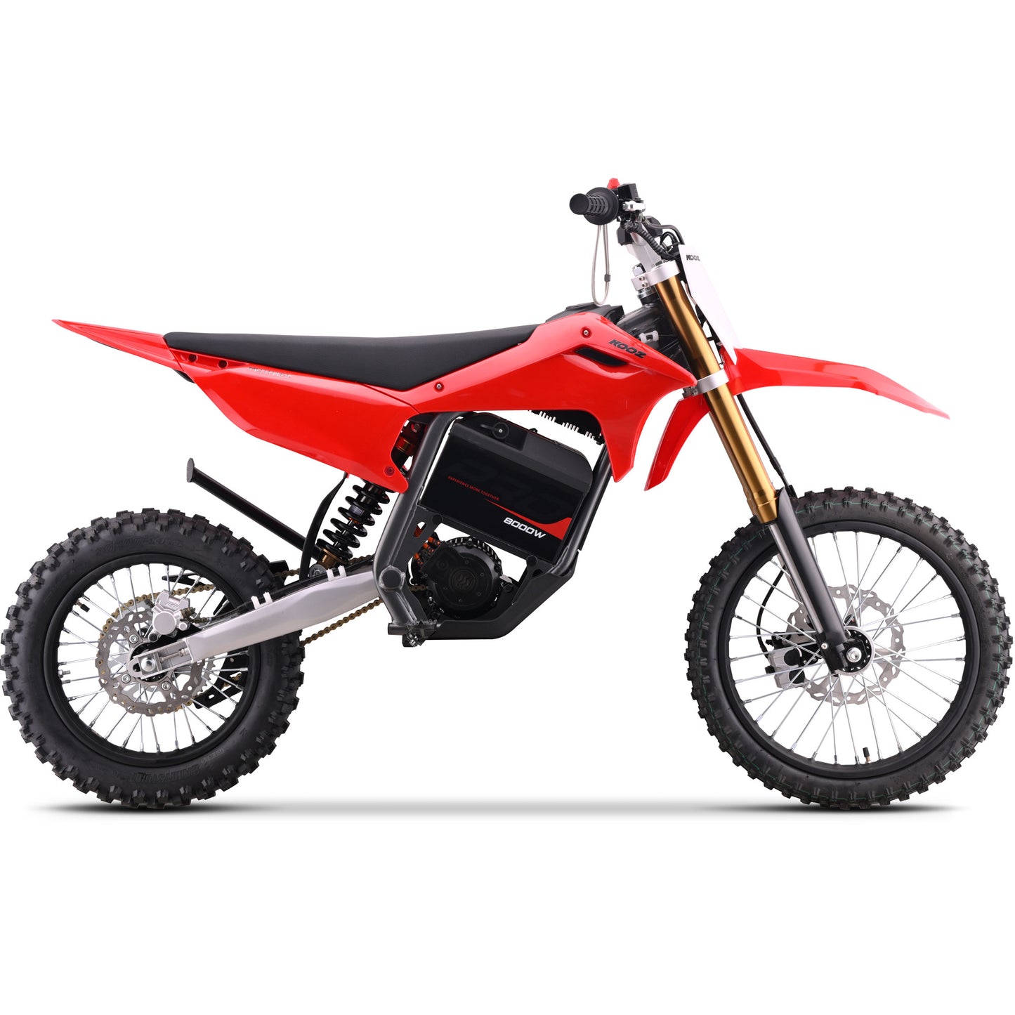 MotoTec 72V 8000W Pro Electric Dirt Bike 17/14 Lithium Red - view 5