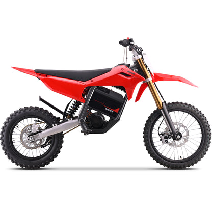 MotoTec 72V 8000W Pro Electric Dirt Bike 17/14 Lithium Red - view 5