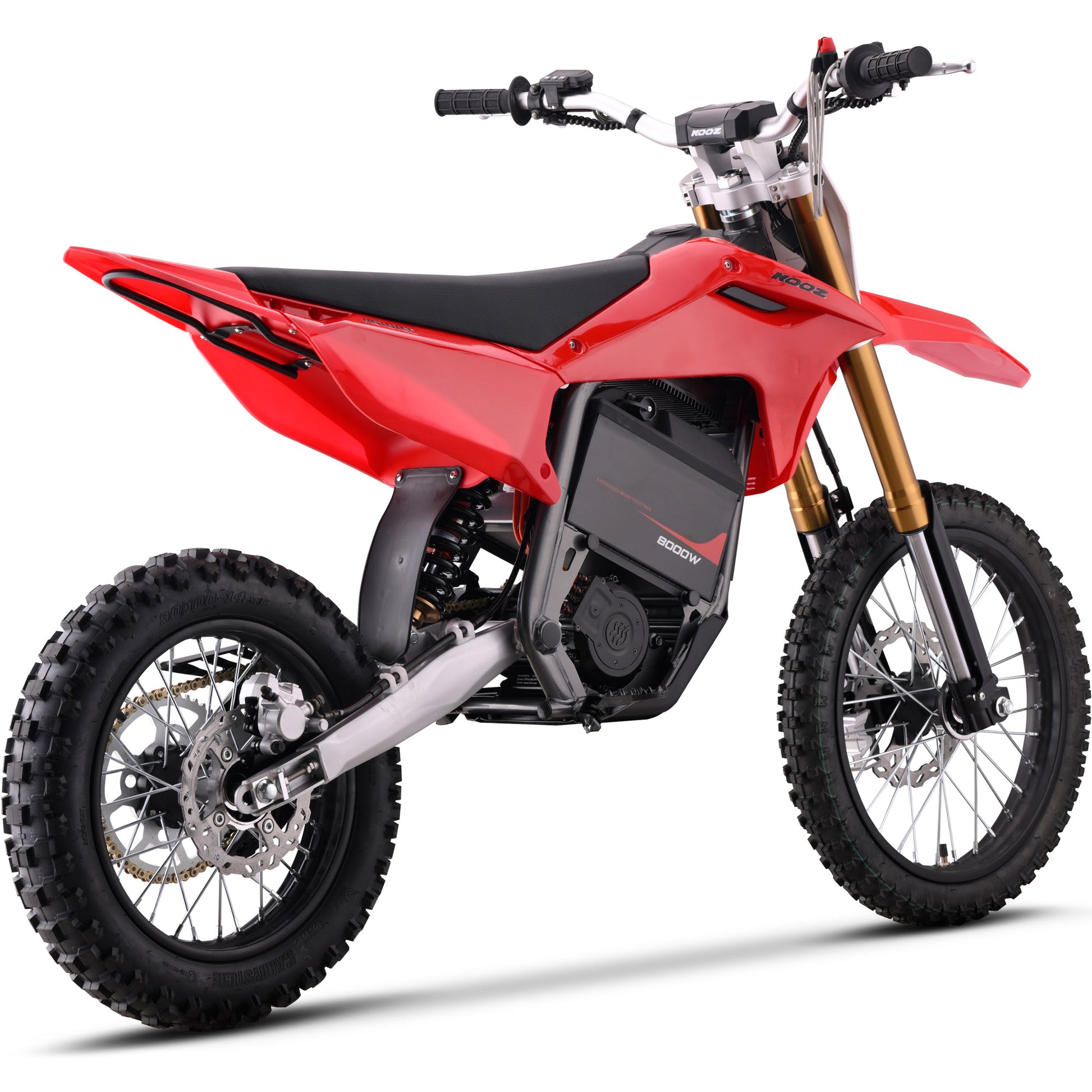 MotoTec 72V 8000W Pro Electric Dirt Bike 17/14 Lithium Red - view 6