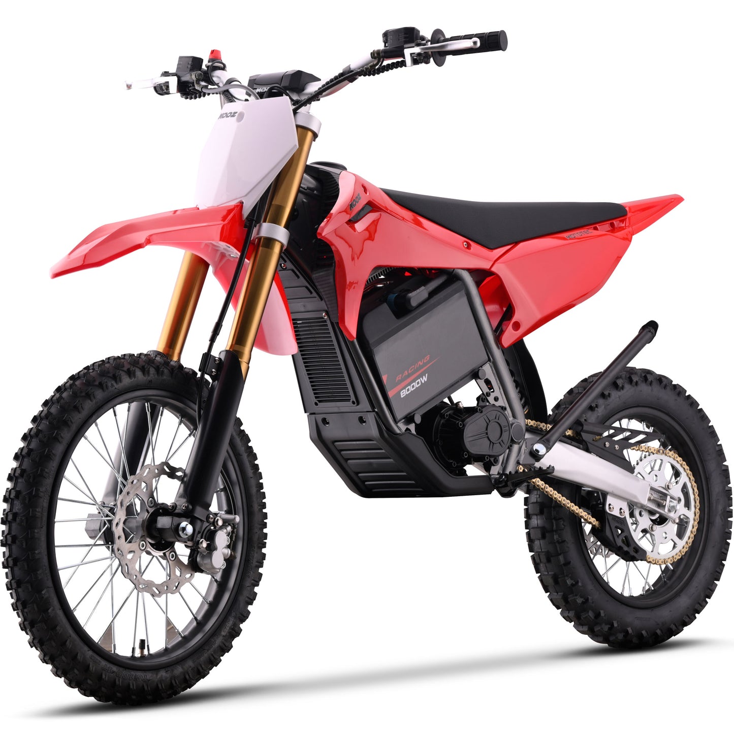 MotoTec 72V 8000W Pro Electric Dirt Bike 17/14 Lithium Red - view 7