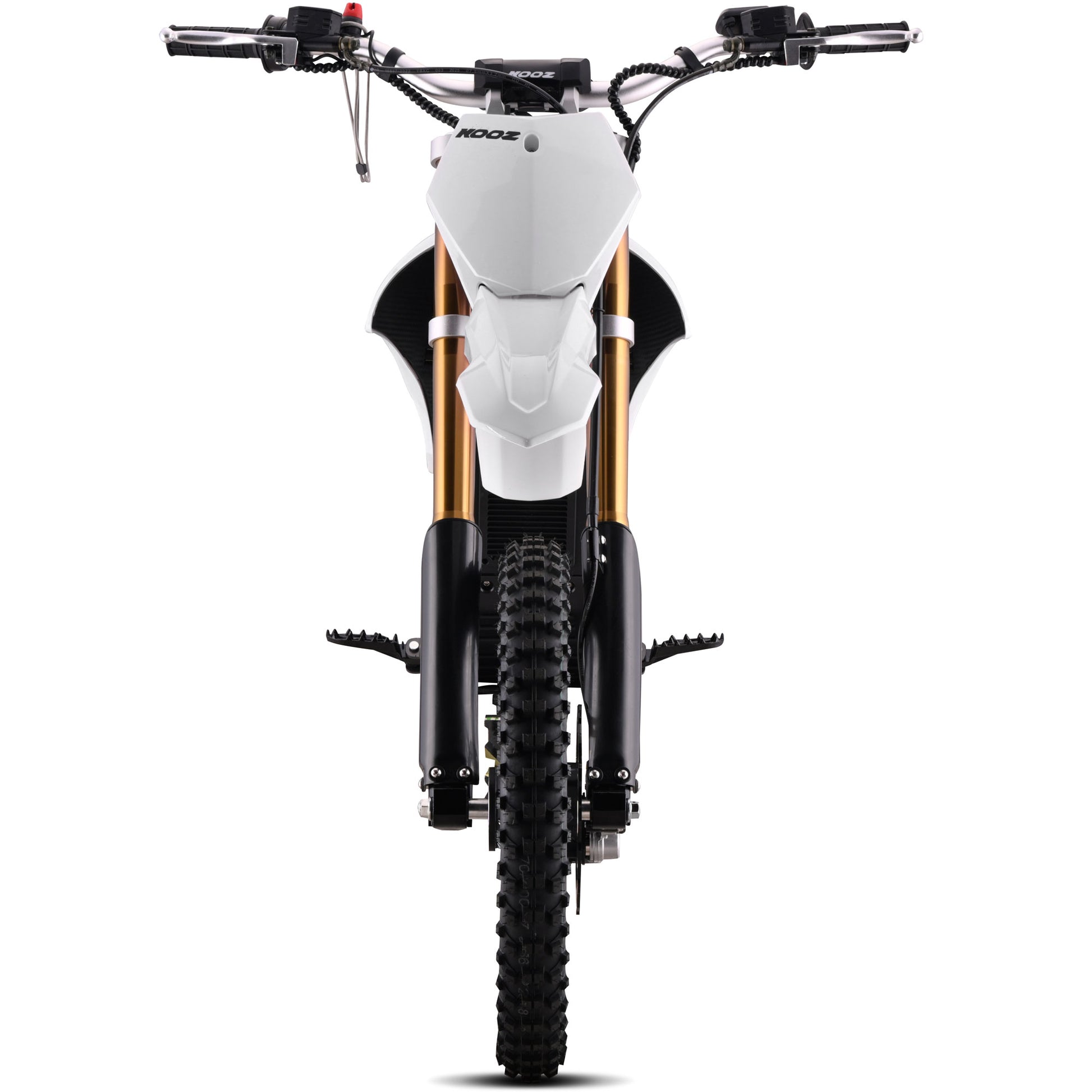 MotoTec 72V 8000W Pro Electric Dirt Bike 17/14 Lithium White - view 3