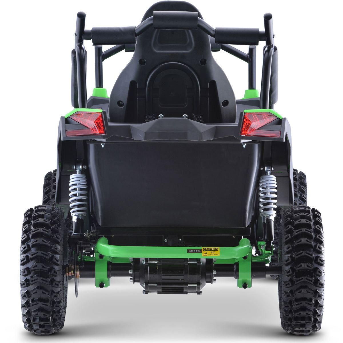 MotoTec Raider Kids UTV 48V 1200W Full Suspension Green - view 3