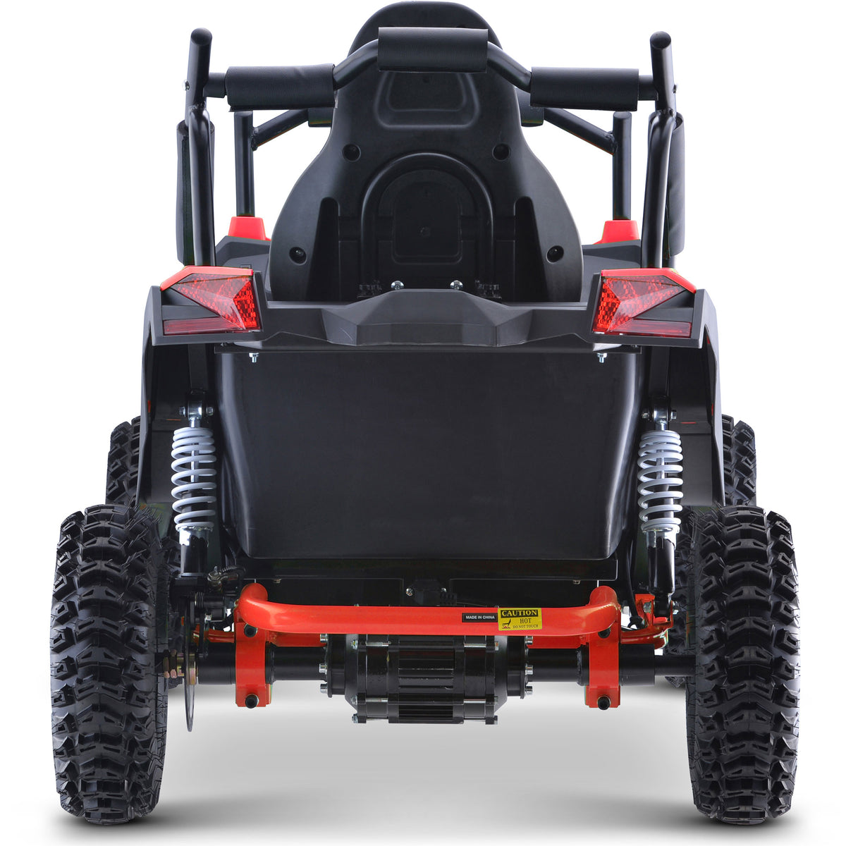 MotoTec Raider Kids UTV 48V 1200W Full Suspension Red - view 3