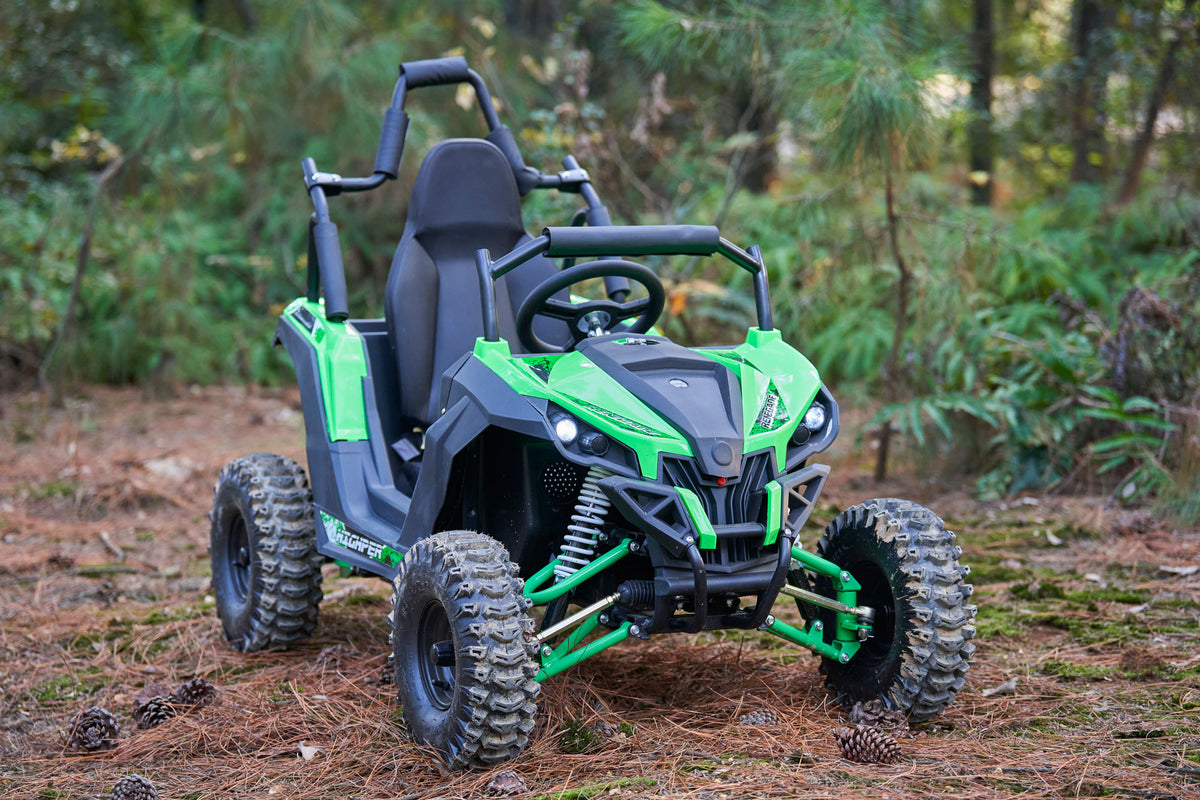 MotoTec Raider Kids UTV 48V 1200W Full Suspension Red - view 8