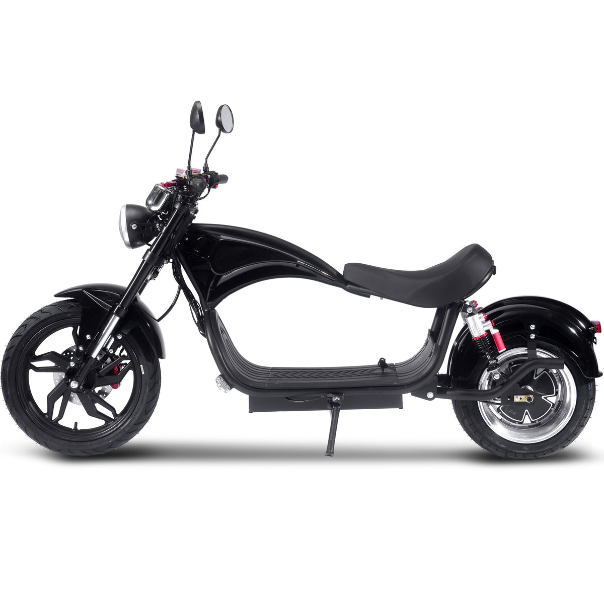 MotoTec Raven 60V 30Ah 2500W Lithium Electric Scooter Black - view 3